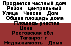 Продается частный дом › Район ­ центральный › Улица ­ Чехова › Дом ­ 7 › Общая площадь дома ­ 54 › Площадь участка ­ 200 › Цена ­ 2 400 000 - Ростовская обл., Таганрог г. Недвижимость » Дома, коттеджи, дачи продажа   